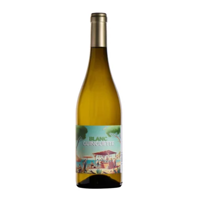 Bouteille Guinguette Blanc Château de Valcombe, vin blanc bio Vin de France frais et fruité.